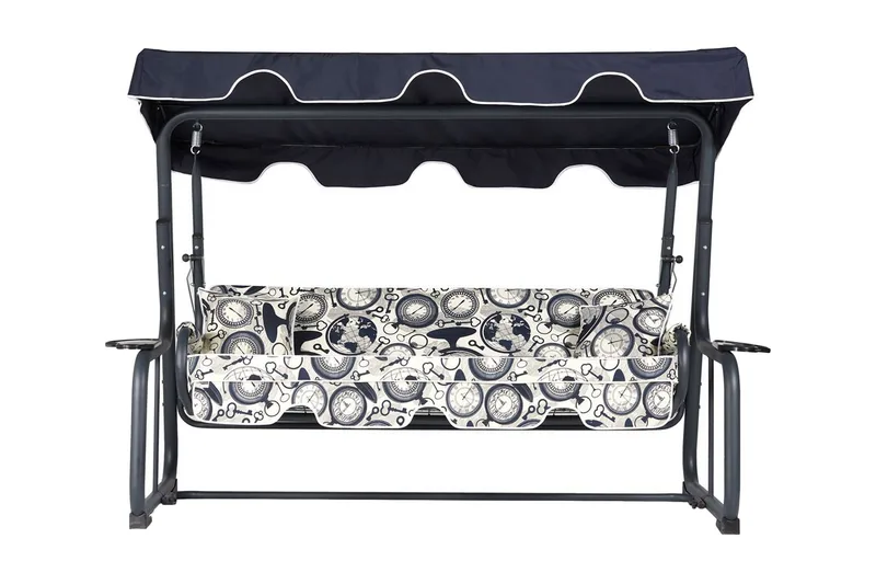 Junceus 3-seters Hammock med Tak, Grå