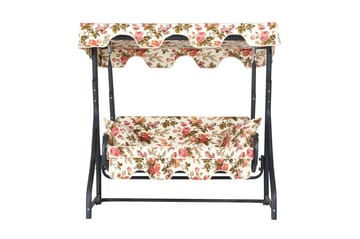 Laziuki 2-seters Hammock med Tak - Grå - Hagemøbler & utemiljø - Utesofa - Hammock