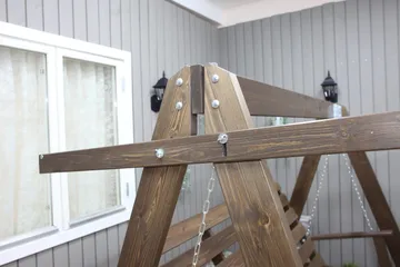 Pelle 3-seters Hammock uten tak - Brun - Hagemøbler & utemiljø - Utesofa - Hammock