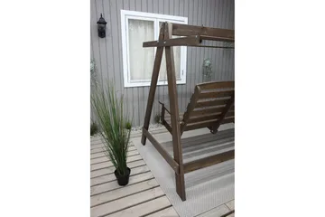 Pelle 3-seters Hammock uten tak - Brun - Hagemøbler & utemiljø - Utesofa - Hammock