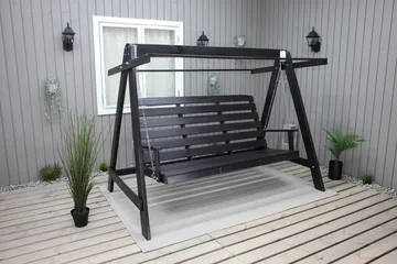 Pelle Hammock uten Tak - Mørkebrun - Hagemøbler & utemiljø - Utesofa - Hammock
