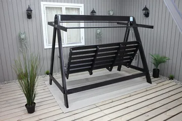 Pelle Hammock uten Tak - Mørkebrun - Hagemøbler & utemiljø - Utesofa - Hammock