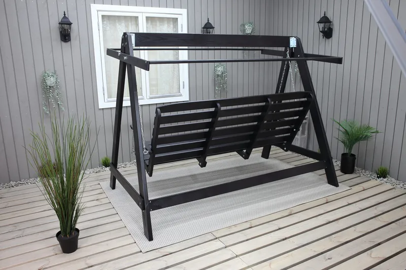 Pelle Hammock uten Tak - Mørkebrun - Hagemøbler & utemiljø - Utesofa - Hammock