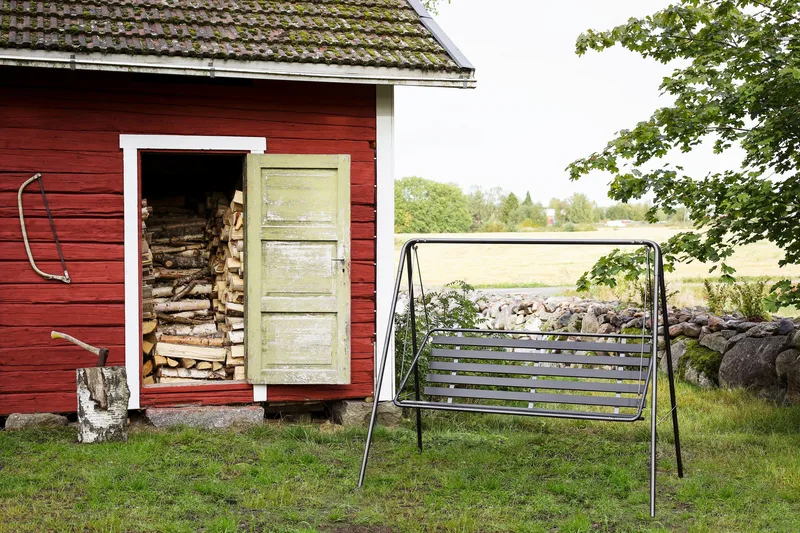 Retro 3-seter Hammock grå ramme - Varax - Hagemøbler & utemiljø - Utesofa - Hammock