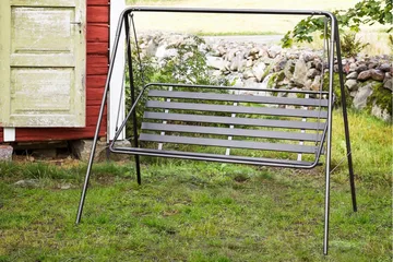 Retro 3-seter Hammock grå ramme - Varax - Hagemøbler & utemiljø - Utesofa - Hammock