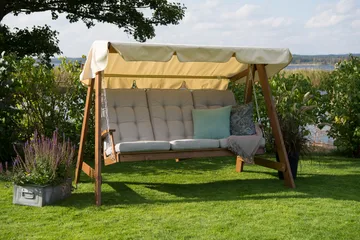 Hammocktak Hillerstorp Dalom Slöinge - Beige - Hagemøbler & utemiljø - Utesofa - Hammock
