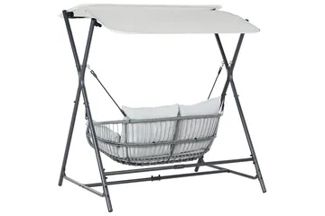 Hengekøye Fiastra - Lys grå - Hagemøbler & utemiljø - Utesofa - Hammock