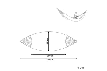Hengekøye Rocca - Beige - Hagemøbler & utemiljø - Utesofa - Hengekøye