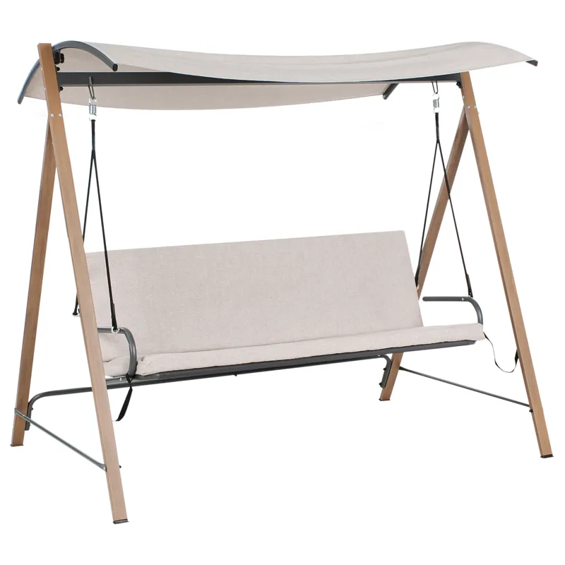 Hengekøye utendørs Bonagia Stål, Beige/Grå/Brun