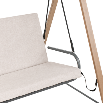 Hengekøye utendørs Bonagia Stål - Beige/Grå/Brun - Hagemøbler & utemiljø - Utesofa - Hammock
