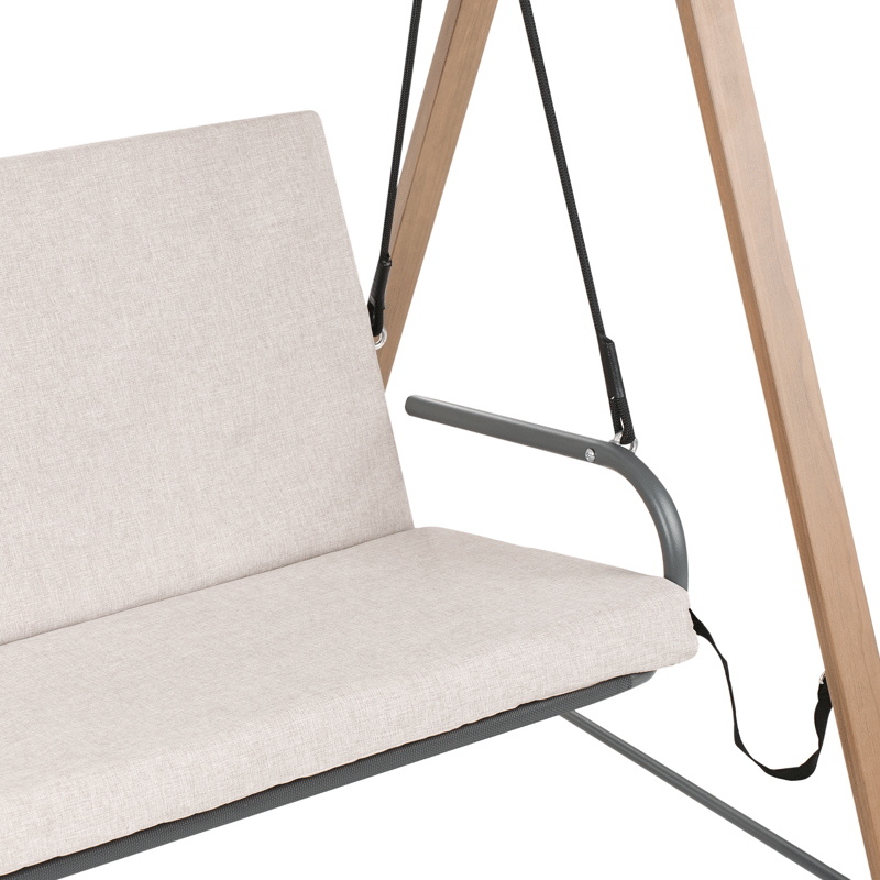 Hengekøye utendørs Bonagia Stål - Beige/Grå/Brun - Hagemøbler & utemiljø - Utesofa - Hammock