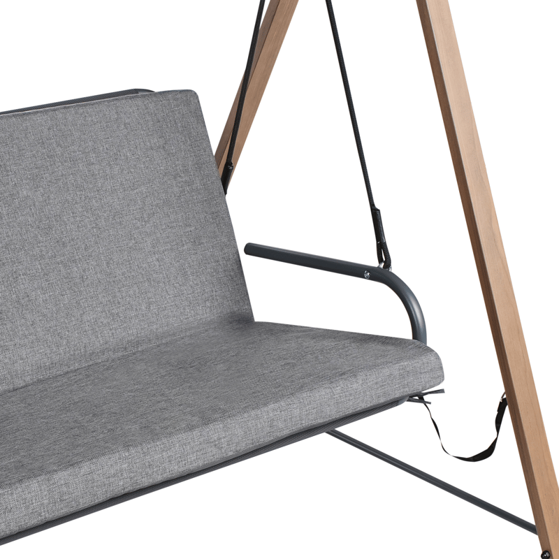 Hengekøye utendørs Bonagia Stål - Grå/Brun - Hagemøbler & utemiljø - Utesofa - Hammock