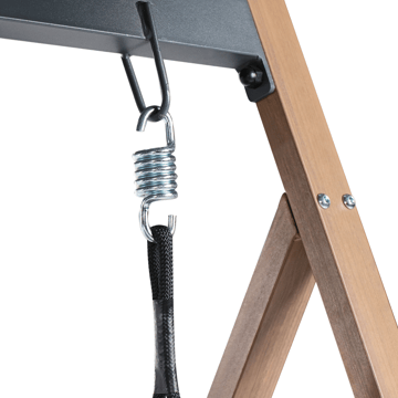 Hengekøye utendørs Bonagia Stål - Grå/Brun - Hagemøbler & utemiljø - Utesofa - Hammock