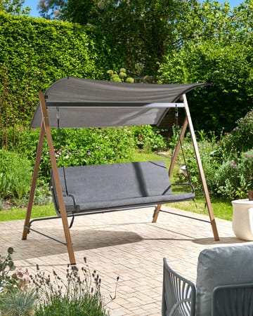 Hengekøye utendørs Bonagia Stål - Grå/Brun - Hagemøbler & utemiljø - Utesofa - Hammock