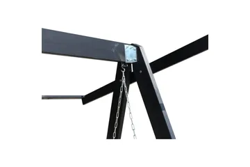 hengekøye Pelle med tak - Kaffe svart og svart - Hagemøbler & utemiljø - Utesofa - Hammock