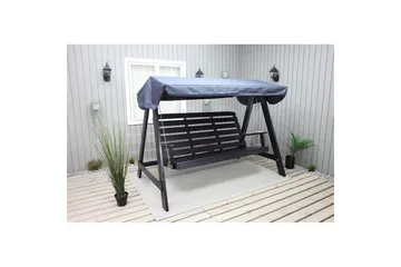 hengekøye Pelle med tak - Kaffe svart og svart - Hagemøbler & utemiljø - Utesofa - Hammock