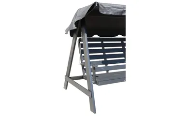 hengekøye Pelle med tak - Kaffe svart og svart - Hagemøbler & utemiljø - Utesofa - Hammock