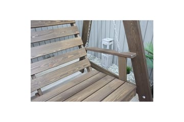 hengekøye Pelle med tak - Brun og beige - Hagemøbler & utemiljø - Utesofa - Hammock