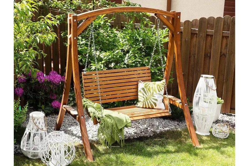 Novara Hammock - Tre / Natur - Hagemøbler & utemiljø - Utesofa - Hengesofa