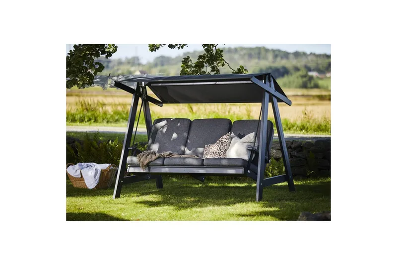 Hillerstorp Aspö hammock orkangrå/grå - Orkangrå/grå - Hagemøbler & utemiljø - Utesofa - Hammock