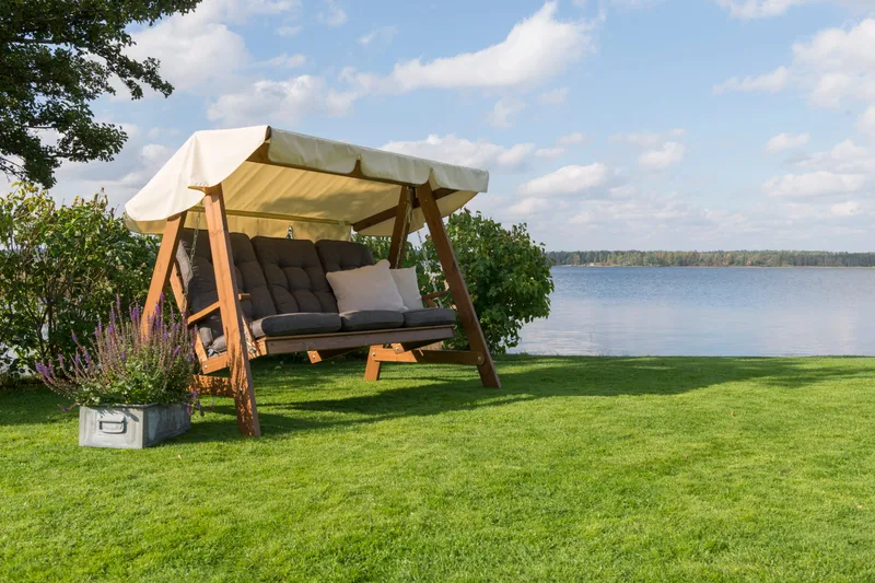 Hillerstorp Dalom Hammocktak Slöinge - Beige - Hagemøbler & utemiljø - Utesofa - Hammock