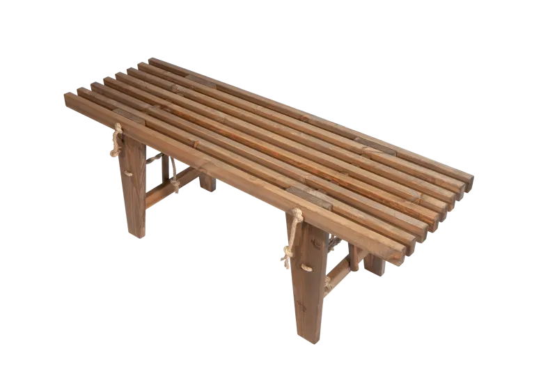 Hillerstorp Ecobench Benk utendørs 120 cm furu brun oljet, Furu brun oljet