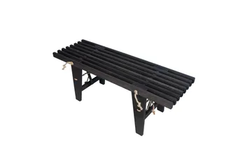 Hillerstorp Ecobench Benk utendørs 120 cm or svart oljet