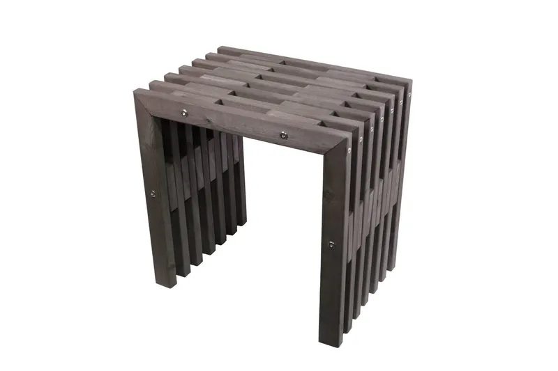Hillerstorp EcoFurn Benk utendørs 45 cm Furu grå oljet, Furu grå oljet