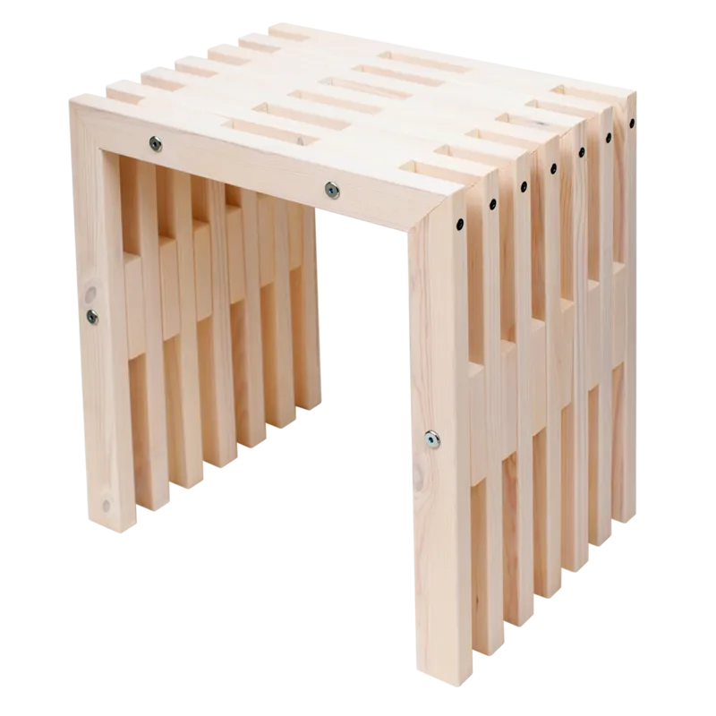 Hillerstorp EcoFurn benk utendørs 45 cm furu oljet hvit, Furu oljet hvit