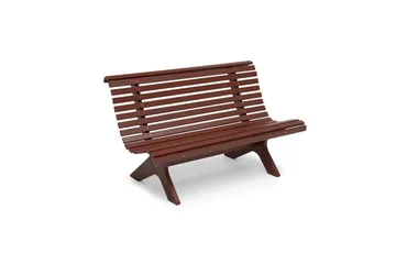 Hillerstorp Lund utesofa oksidrød - Oksidrød - Hagemøbler & utemiljø - Utesofa - Hagesofa & hagebenk