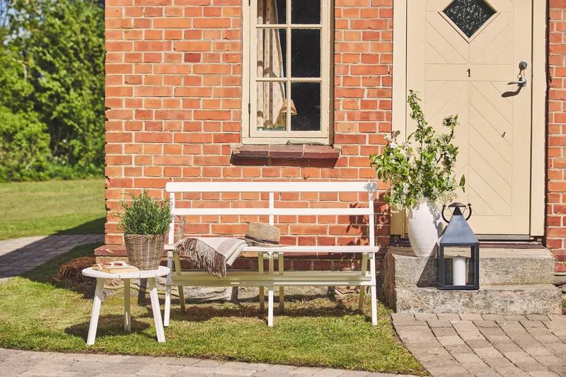 Hillerstorp Torpet utesofa 2-seter hvit - Hvit - Hagemøbler & utemiljø - Utesofa