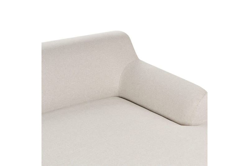 Hörnsoffa Beliani Sosjo Beige, ljust trä, Högervänd Beige||Light colored wood Right-faced - Møbler - Sofaer - Hjørnesofaer - Hjørnesofa med divan