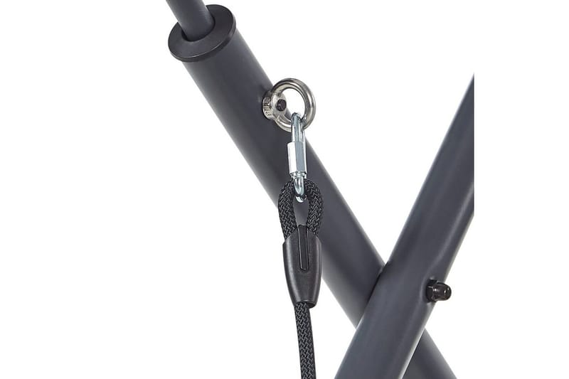 Huske til hagen Solagna - Lys grå, 114x117x182 cm - Hagemøbler & utemiljø - Utesofa - Hengesofa