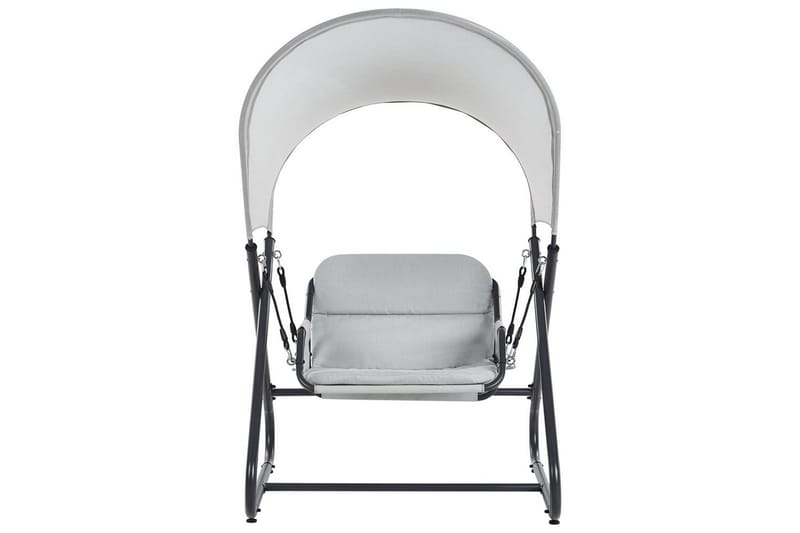 Huske til hagen Solagna - Lys grå, 114x117x182 cm - Hagemøbler & utemiljø - Utesofa - Hengesofa