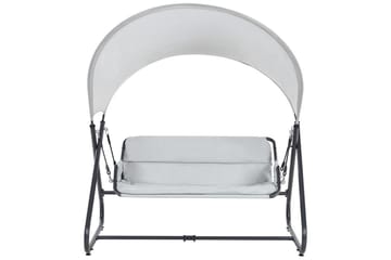 Huske til hagen Solagna - Lys grå, 168x113x187 cm - Hagemøbler & utemiljø - Utesofa - Hengesofa