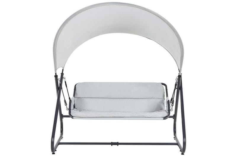 Huske til hagen Solagna - Lys grå, 168x113x187 cm - Hagemøbler & utemiljø - Utesofa - Hengesofa