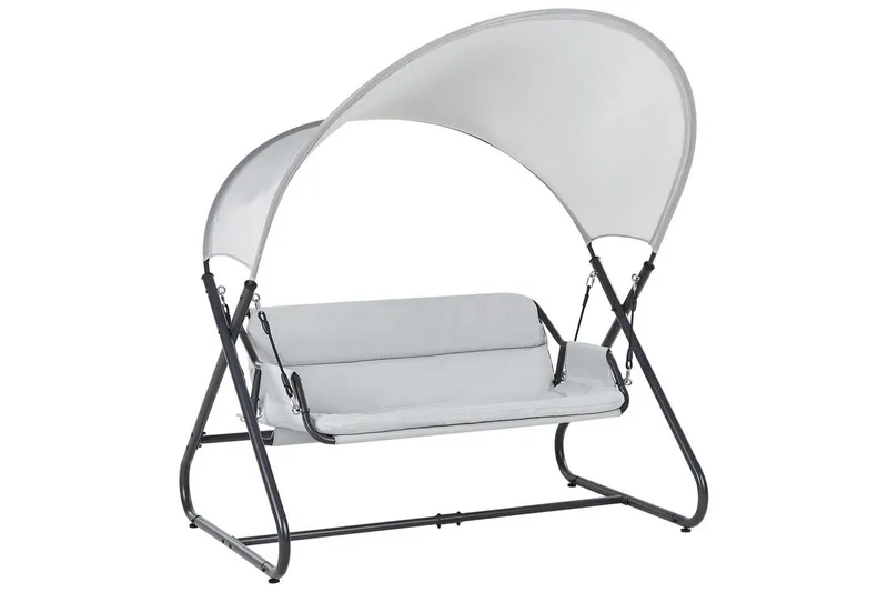 Huske til hagen Solagna, Lys grå, 168x113x187 cm