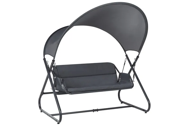 Huske til hagen Solagna, Mørk grå, 168x113x187 cm