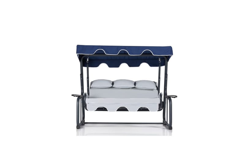 Jaudling Utendørs Hengende Sofa 3 Seter - Multifarget - Hagemøbler & utemiljø - Utesofa - Hengesofa