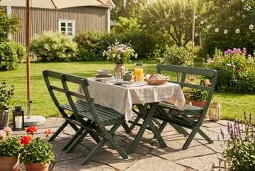 Landet utesofa 110x60x89 cm - Grønn - Hagemøbler & utemiljø - Utesofa - Hagesofa & hagebenk