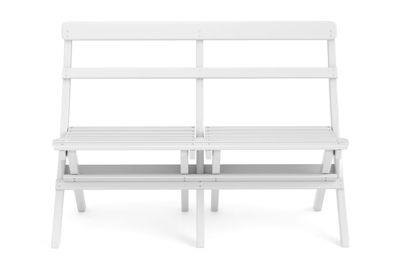 Landet utesofa 110x60x89 cm - Hvit - Hagemøbler & utemiljø - Utesofa - Hagesofa & hagebenk