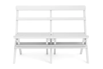 Landet utesofa 110x60x89 cm - Hvit - Hagemøbler & utemiljø - Utesofa - Hagesofa & hagebenk