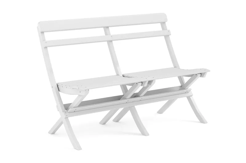 Landet utesofa 110x60x89 cm, Hvit