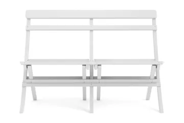 Landet utesofa 110x60x89 cm - Hvit - Hagemøbler & utemiljø - Utesofa - Hagesofa & hagebenk