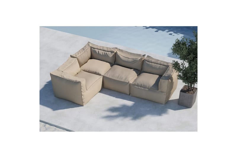 Loungegruppe Rambo 3+1 - Hagemøbler & utemiljø - Utesofa - Hagesofa & hagebenk