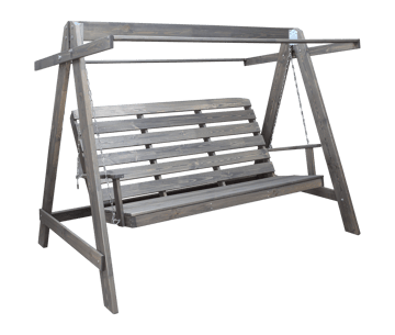 Pelle Hengekøye uten tak - Grå - Hagemøbler & utemiljø - Utesofa - Hammock