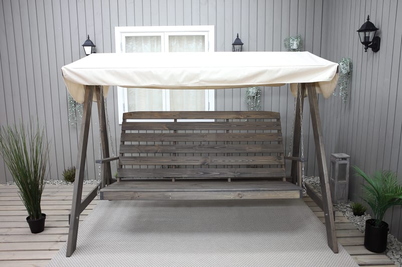 Pelle Hengekøye uten tak - Grå - Hagemøbler & utemiljø - Utesofa - Hammock