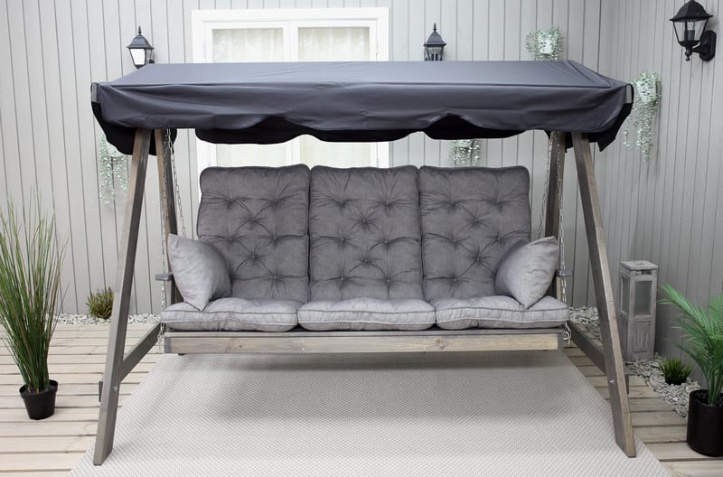 Pelle Hengekøye uten tak - Grå - Hagemøbler & utemiljø - Utesofa - Hammock