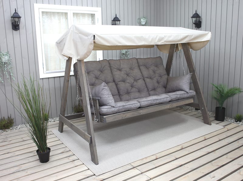 Pelle Hengekøye uten tak - Grå - Hagemøbler & utemiljø - Utesofa - Hammock