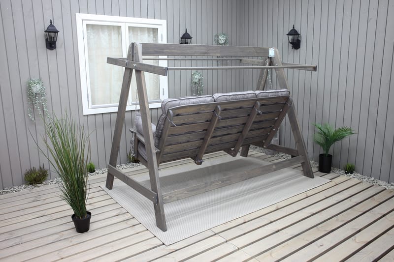 Pelle Hengekøye uten tak - Grå - Hagemøbler & utemiljø - Utesofa - Hammock